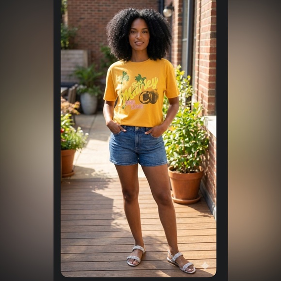 Bob Marley 100% Cotton T-Shirt Unisex Nostalgic Y2K Size: S/M - Picture 7 of 8